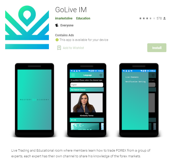 IML GoLive App IML GoLive App