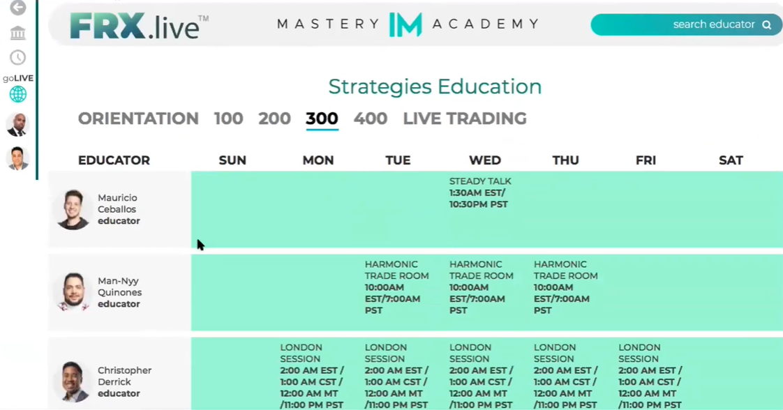 IML GoLive FRX dashboard IML GoLive FRX dashboard